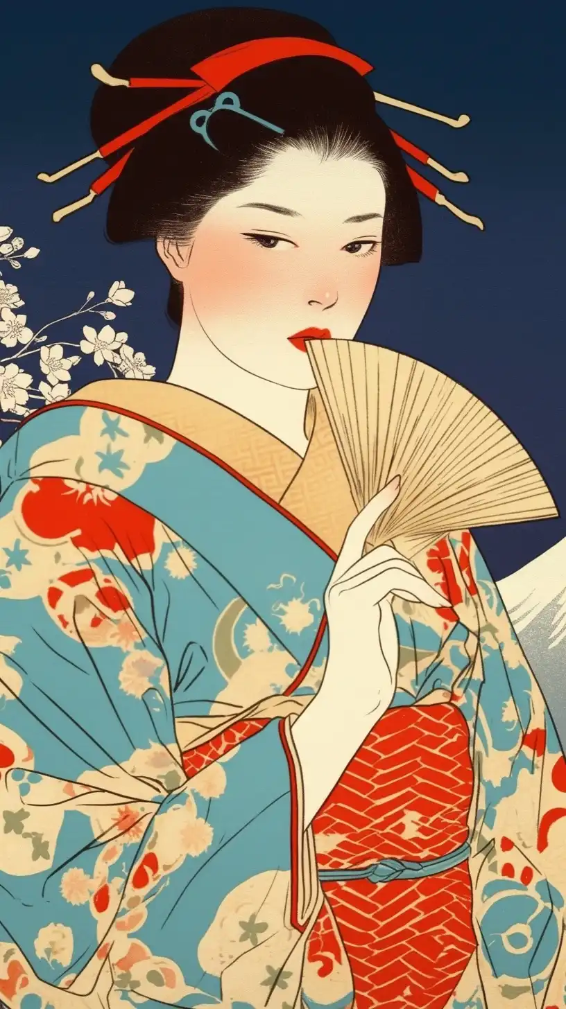 Ukiyo-e style